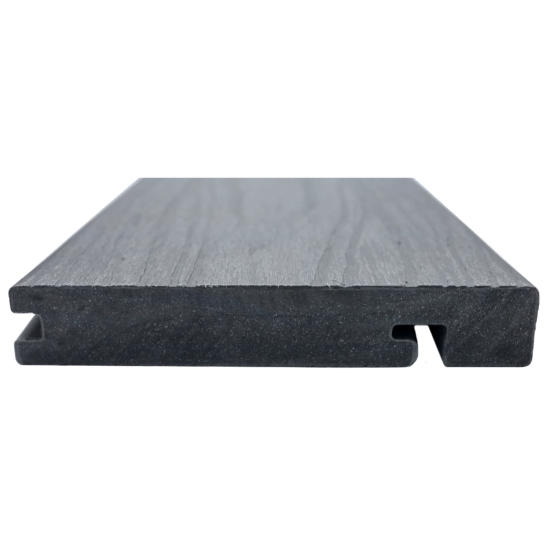 Piranha Terrafuzion Composite Edging Board Slate 3600mm x 140mm x 23mm Piranha Terrafuzion Composite Edging Board Slate 3600mm x 140mm x 23mm