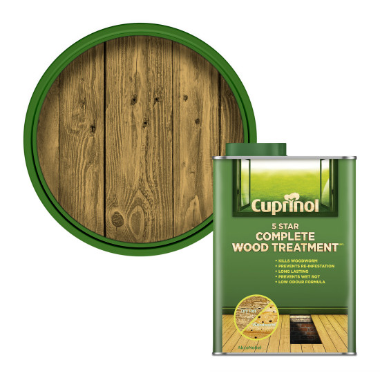 Cuprinol 5 Star Complete Wood Treatment 5L Cuprinol 5 Star Complete Wood Treatment 5L