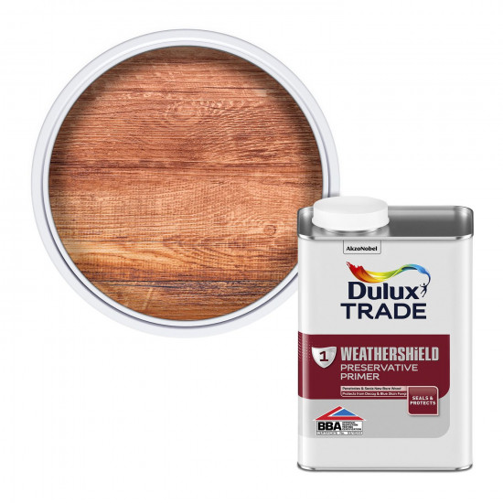 Dulux Trade Weathershield Preservative Primer 1L Dulux Trade Weathershield Preservative Primer 1L