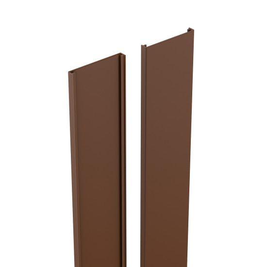 Durapost Classic Cover Strip Sepia Brown 2100mm Home Delivered Durapost Classic Cover Strip Sepia Brown 2100mm Home Delivered