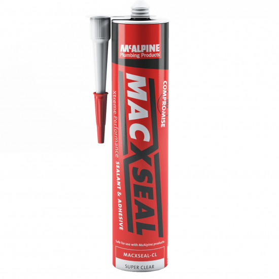 McAlpine MACXSEAL-CL Macxseal Sealant & Adhesive Super Clear 290ml McAlpine MACXSEAL-CL Macxseal Sealant & Adhesive Super Clear 290ml