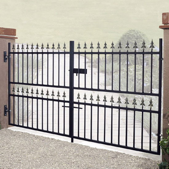 Corfe Premium Low Double Metal Gate 2134mm GAP x 1168mm High Zinc & Powder CF... Corfe Premium Low Double Metal Gate 2134mm GAP x 1168mm High Zinc & Powder CF...