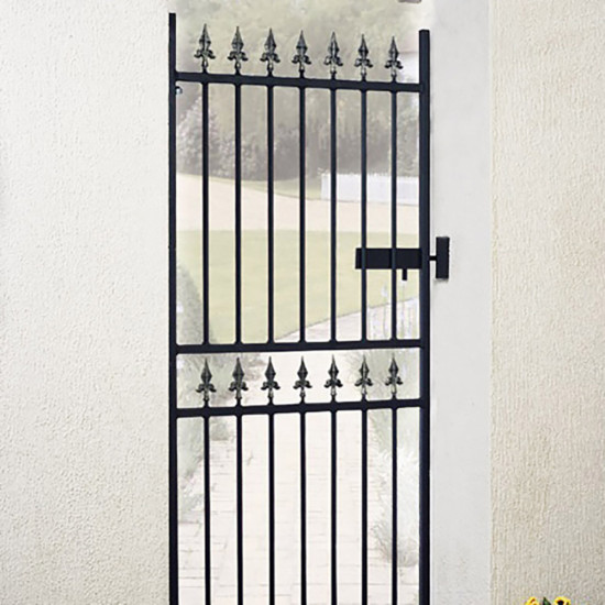 Corfe Premium Tall Single Metal Gate 762mm GAP x 1778mm High Zinc & Powder CF... Corfe Premium Tall Single Metal Gate 762mm GAP x 1778mm High Zinc & Powder CF...