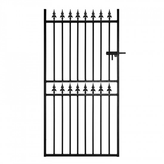 Corfe Premium Tall Single Metal Gate 1067mm GAP x 1778mm High Zinc & Powder C... Corfe Premium Tall Single Metal Gate 1067mm GAP x 1778mm High Zinc & Powder C...
