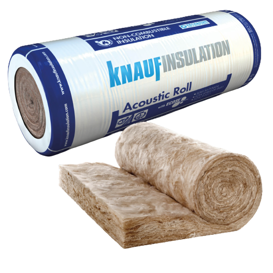 Knauf Acoustic Roll Ready Cut 75mm 14.50m 2 x 600 17.4m2 Per Pack Knauf Acoustic Roll Ready Cut 75mm 14.50m 2 x 600 17.4m2 Per Pack