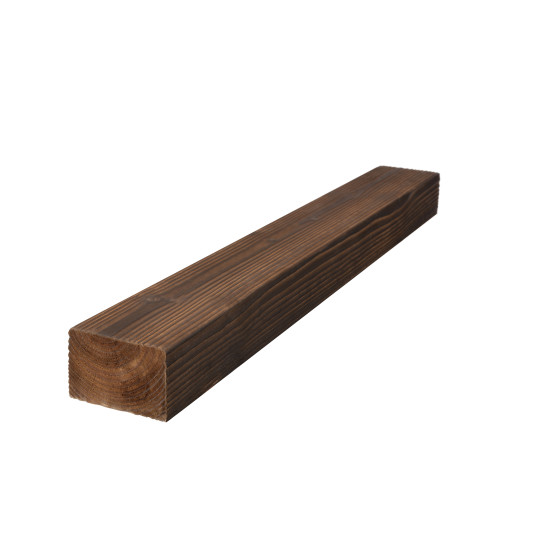 Bsw Brown Charred Sleeper 125 x 250 x 2400m