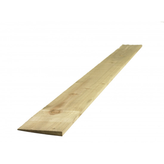 22mm x 150mm x 1.8m Green Treated Featheredge Fencing Board 2EX 22mm x 150mm x 1.8m Green Treated Featheredge Fencing Board 2EX