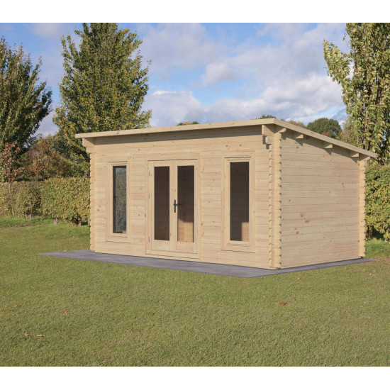 Forest Garden 5 x 3m Elmley Log Cabin Underlay and Felt 34 Forest Garden 5 x 3m Elmley Log Cabin Underlay and Felt 34