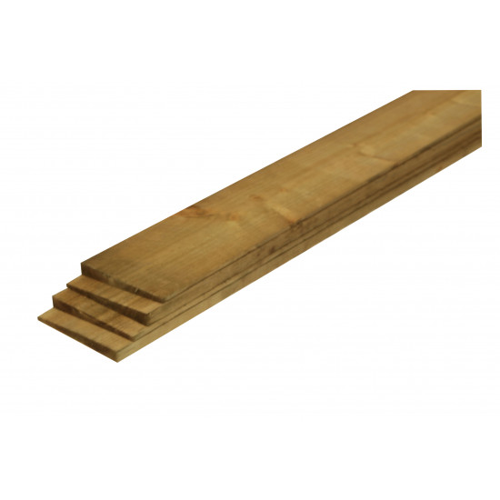 22mm x 125mm x 1.8m Green Treated Featheredge 2EX 22mm x 125mm x 1.8m Green Treated Featheredge 2EX