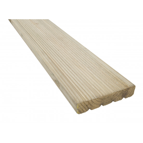Bsw Green Treated Decking 29 x 124mm x 3.6m Bsw Green Treated Decking 29 x 124mm x 3.6m