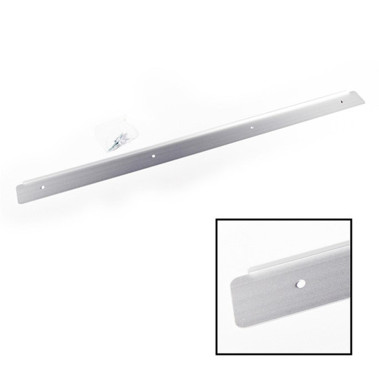 Centurion CJ182L Worktop End Trim Matt Silver Aluminium 630 x 40mm 6mm Radius Centurion CJ182L Worktop End Trim Matt Silver Aluminium 630 x 40mm 6mm Radius