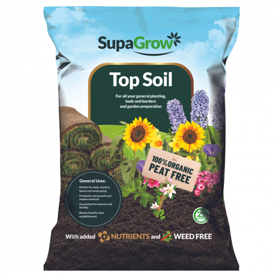 SupaGrow Topsoil Sealed Bags 25L SupaGrow Topsoil Sealed Bags 25L