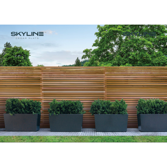 Skyline Western Red Cedar Slats 25.4 x 50.8mm 1.83m Length Skyline Western Red Cedar Slats 25.4 x 50.8mm 1.83m Length