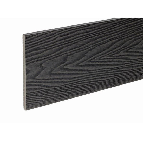 Cladco Wpc Fascia Trim Charcoal 145 x 10 x 2400mm
