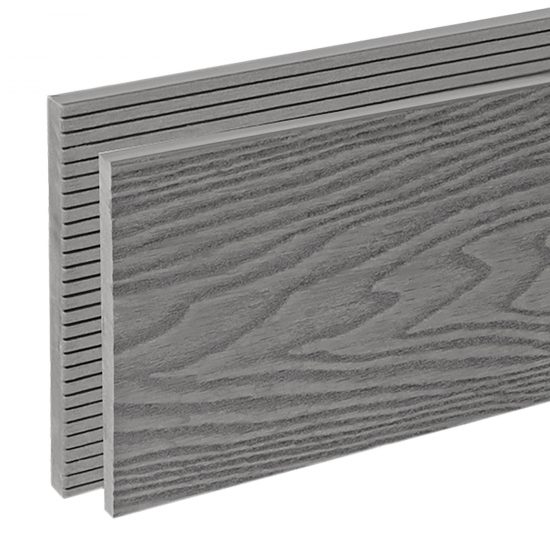 Cladco Wpc Fascia Trim Stone Grey 145 x 10 x 2400mm Cladco Wpc Fascia Trim Stone Grey 145 x 10 x 2400mm
