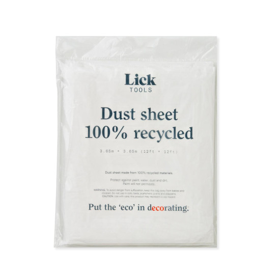 LickTools Dust Sheet 100% Recycled LickTools Dust Sheet 100% Recycled