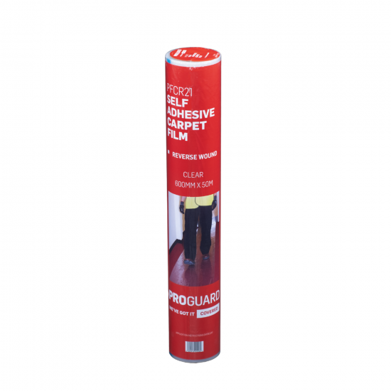 Proguard Reverse Wound Carpet Film Clear 50m x 600mm Proguard Reverse Wound Carpet Film Clear 50m x 600mm
