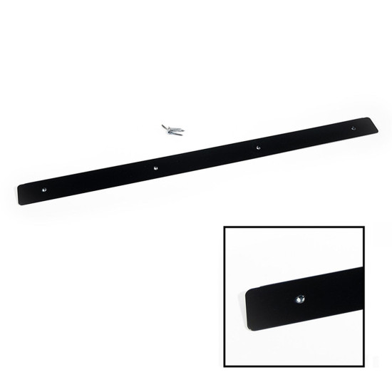 Centurion CJ195L Bullnose Worktop End Trim Black 900 x 40mm 6mm Radius Centurion CJ195L Bullnose Worktop End Trim Black 900 x 40mm 6mm Radius