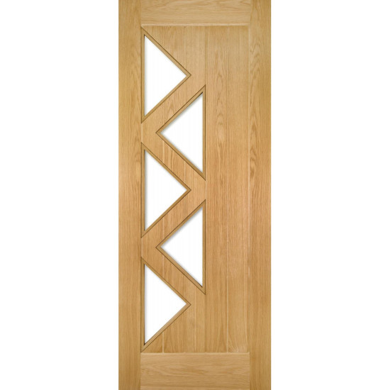 Deanta Ely Prefinished Oak Glazed 5L Door 1981 x 762 x 35mm Deanta Ely Prefinished Oak Glazed 5L Door 1981 x 762 x 35mm