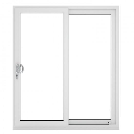 Crystal Upvc White Sliding Patio Left to Right 150 Cill Included Clear Glazed 2090 x 2090 mm Crystal Upvc White Sliding Patio Left to Right 150 Cill Included Clear Glazed 2090 x 2090 mm