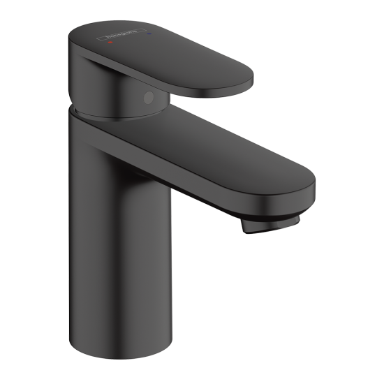 Hansgrohe Vernis Blend Single lever basin mixer 100 without waste set - Matt ... Hansgrohe Vernis Blend Single lever basin mixer 100 without waste set - Matt ...