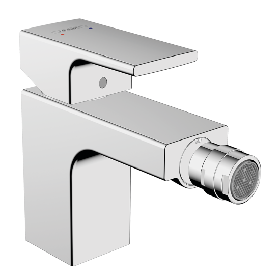Hansgrohe Vernis Shape Single lever bidet mixer with pop-up waste set - Chrom... Hansgrohe Vernis Shape Single lever bidet mixer with pop-up waste set - Chrom...