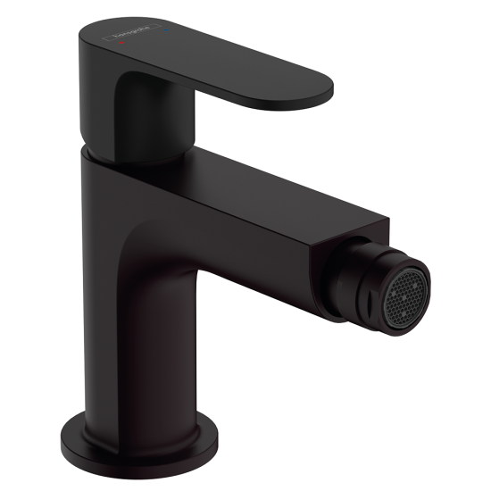 Hansgrohe Rebris S Single lever bidet mixer with pop-up waste set - Matt Blac... Hansgrohe Rebris S Single lever bidet mixer with pop-up waste set - Matt Blac...