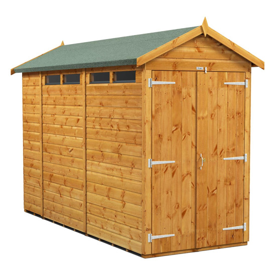 10 x 4 Power Apex Double Door Security Shed 10 x 4 Power Apex Double Door Security Shed