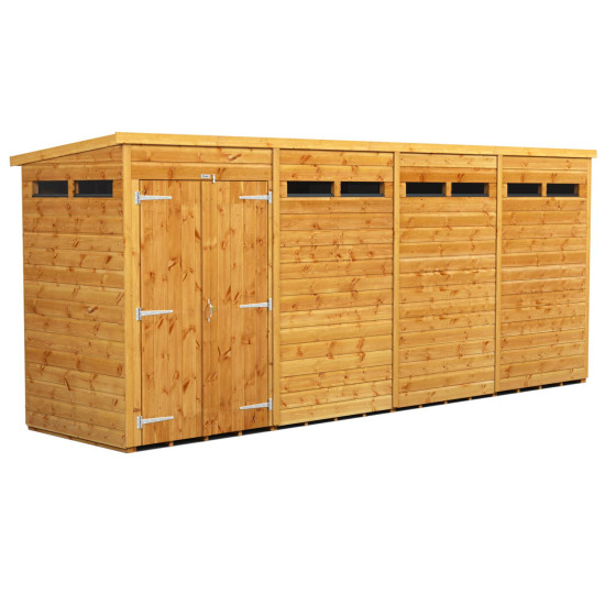 16 x 4 Power Pent Double Door Security Shed 16 x 4 Power Pent Double Door Security Shed