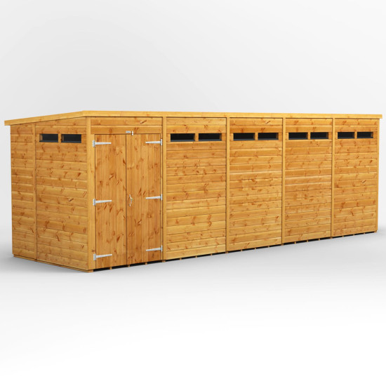 20 x 6 Power Pent Double Door Security Shed 20 x 6 Power Pent Double Door Security Shed