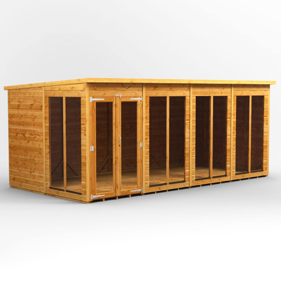 16 x 8 Power Pent Summerhouse 16 x 8 Power Pent Summerhouse