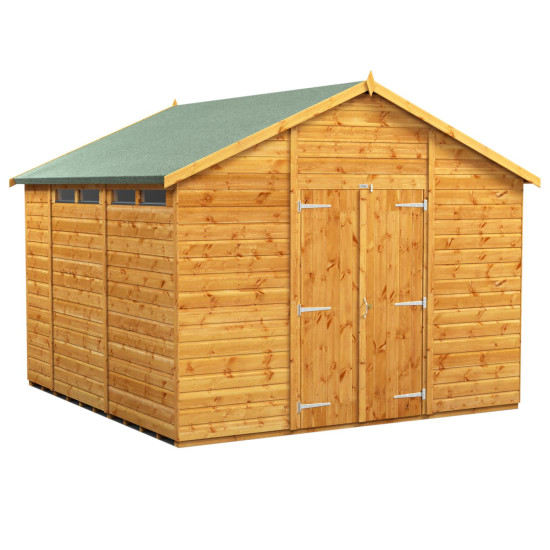 10 x 10 Power Apex Double Door Security Shed 10 x 10 Power Apex Double Door Security Shed