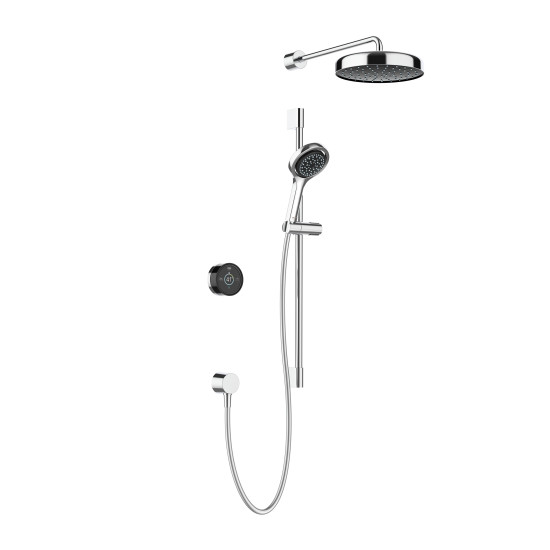 Mira Platinum Dual Outlet Rear Fed Low Pressure Shower 1.1981.005 Mira Platinum Dual Outlet Rear Fed Low Pressure Shower 1.1981.005