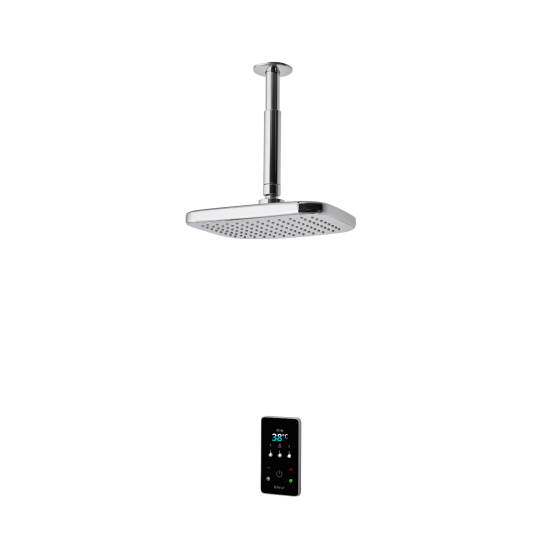 Triton ENVi 9.0kW Thermo Electric Shower Single Outlet Fixed Head - Silver Triton ENVi 9.0kW Thermo Electric Shower Single Outlet Fixed Head - Silver