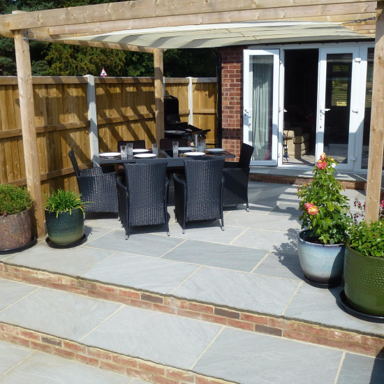 Global Stone Indian Sandstone 18mm Project Pack Pure Grey 19.52m2 Global Stone Indian Sandstone 18mm Project Pack Pure Grey 19.52m2