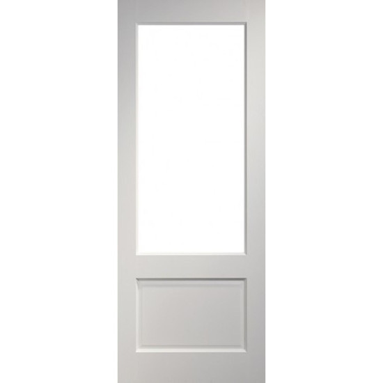 Deanta Madison White Primed Bevelled Glaze 1981mm x 762mm x 35mm Deanta Madison White Primed Bevelled Glaze 1981mm x 762mm x 35mm