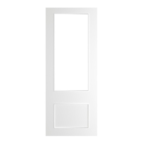 Deanta Sandringham White Primed Bevelled Glaze 1981mm x 686mm x 35mm Deanta Sandringham White Primed Bevelled Glaze 1981mm x 686mm x 35mm