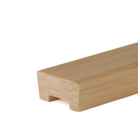 Flair Stairs Bamboo Pear Baserail 41mm Groove 3m Light Flair Stairs Bamboo Pear Baserail 41mm Groove 3m Light