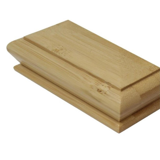 Flair Stairs Bamboo Half Pyramid Cap 45 x 90mm Light Flair Stairs Bamboo Half Pyramid Cap 45 x 90mm Light
