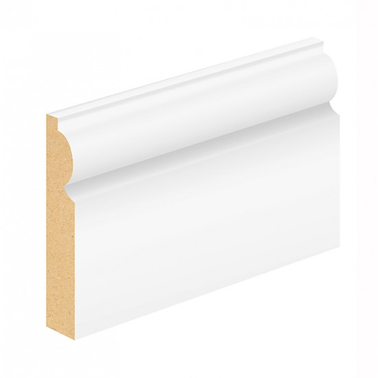 Silktrim MDF Torus Skirting 18MM X 119MM X 5400MM Silktrim MDF Torus Skirting 18MM X 119MM X 5400MM