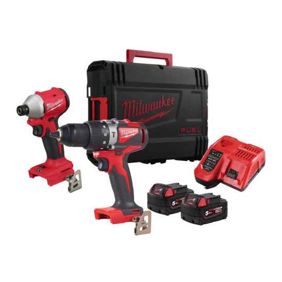 Milwaukee M18BLPP2A3-502X Brushless Twin Pack 2 x 5.0Ah Milwaukee M18BLPP2A3-502X Brushless Twin Pack 2 x 5.0Ah