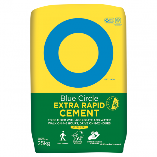 Blue Circle Extra Rapid Fast Set Cement 2.5kg Blue Circle Extra Rapid Fast Set Cement 2.5kg