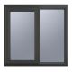 Crystal Upvc Window Grey 7016 External White Internal A Rated Left Hand Side ...