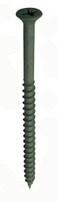 Deck-Tite 4.5 x 63mm Outdoor Screw Pozi Countersunk Net-coat Green Plated Qty 200