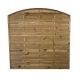 1.8m x 1.8m Pressure Treated Decorative Dome Top Fence Panel