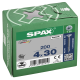 SPAX T-Star Flat Countersunk Screw Wirox Coated 4 x 30mm Qty 200