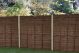 6ft x 5'6ft 1.83m x 1.68m Brown Pressure Treated Superlap Fence Panel - Pack of 3