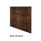 6ft x 5ft 1.83m x 1.52m Pressure Treated Brown Closeboard Fence Panel