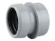 Wavin OsmaSoil S/S boss adaptor (ring-seal) 40mm grey