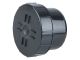 Wavin OsmaSoil plain ended access plug 110m Black